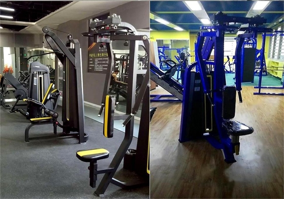 Equipamento de ginástica Pressão de peito de aço Pec Fly Machine com seleção de carga de alfinete 1350 * 1320 * 1580