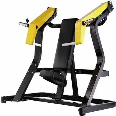 Placa carregada sentada inclinada Peito Press Machine Fitness Equipamento com logotipo personalizado