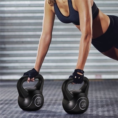 Competição de Treinamento de Fitness Unisex Kettlebell Set com ferro fundido e revestimento em pó