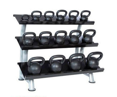 Ginásio Fitness Unisexo Colorido Pintado Ferro Fundido Kettlebells para Treinamento de Força