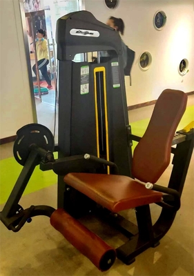 Bodybuilding Pin Load Selection Sentado máquina de extensão de perna para treinamento funcional