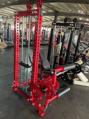 Equipamento de exercícios de musculação de pernas duplas sentadas Curl Leg Extension Funcional Treinador