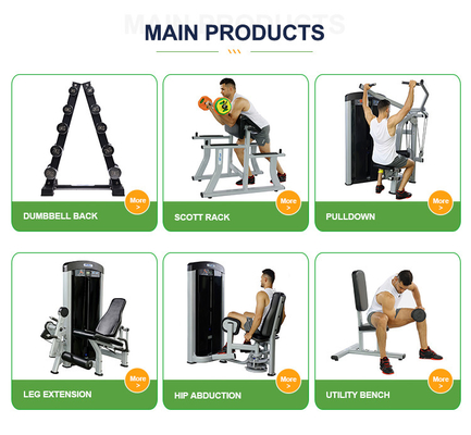 Equipamento de ginástica Meio carregador lateral Máquina de linha baixa para treino de aptidão e força