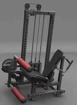 Treinamento de Força Bodybuilding Medium Loader Duplo Assento Leg Curl Leg Extension Machine