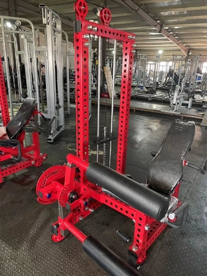 Treinamento de Força Bodybuilding Medium Loader Duplo Assento Leg Curl Leg Extension Machine