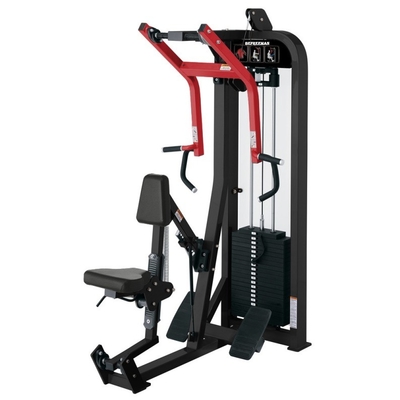 Máquina sentada de linha de cabos para treinamento de força Equipamento de ginástica usando seleção de carga de alfinete