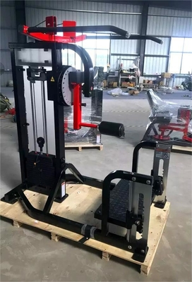 Máquina de selecção de carga de pinos de aço Máquina de tração de glúteos de quadril Máquina de treino comercial de fitness