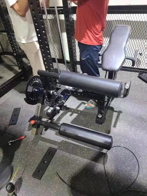 Treinamento de Força Física Pressão de perna Máquina de Extensão de Curl de Perna com Seleção de Carga de Pin