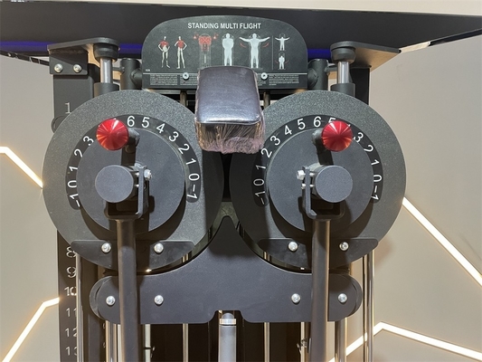 Medium Loader Fitness Exercício Corpo ombro lateral levantar em pé Multi Flight Pin Loaded Machine