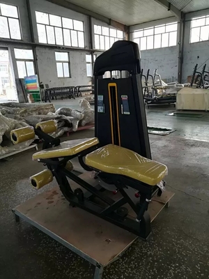 Equipamento de ginástica de treinamento multijogador Máquina de carga de alfinetes comercial 2 em 1 Máquina de enrolamento de pernas sentada