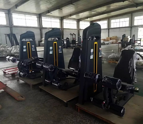 Equipamento de ginástica de treinamento multijogador Máquina de carga de alfinetes comercial 2 em 1 Máquina de enrolamento de pernas sentada