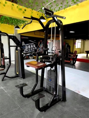 Medium Loader Fitness Força de Treinamento Pin Load Selection Machines Pull Up Dip Station 1500*1205*2310