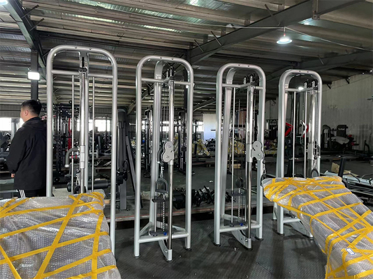 Lat Pulldown Row Fly Machine Equipamento de fitness para peso empilhadeira pin carregado ginásio em casa