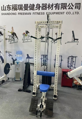 Treinamento de força 2 em 1 Equipamento de fitness de baixa fileira de alta puxa com ajuste de vários níveis