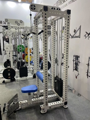 Treinamento de força 2 em 1 Equipamento de fitness de baixa fileira de alta puxa com ajuste de vários níveis