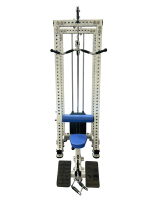 Centro de fitness 2 em 1 Lat Pull Down Low Row Tubos espessura 3,0 mm Equipamentos comerciais