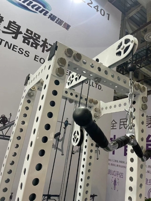 Centro de fitness 2 em 1 Lat Pull Down Low Row Tubos espessura 3,0 mm Equipamentos comerciais