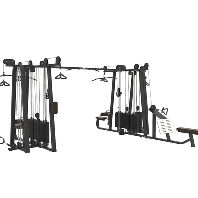 Treinamento de força de grande carga Multi Station Cable Crossover para fitness personalizado