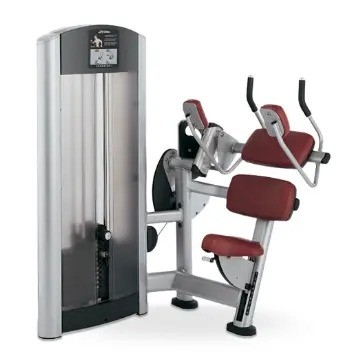 Máquina de esmagamento abdominal sentada com resistência ajustável