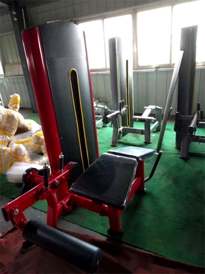 Equipamento de ginástica de aço Pin carregado Ajustável de extensão de perna sentada e curva de perna inclina função dupla