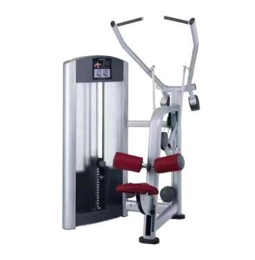 Equipamento de ginástica comercial de aço personalizado Lat Pulldown para entusiastas de ginástica