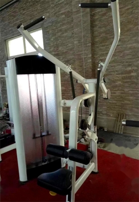 Equipamento de ginástica comercial de aço personalizado Lat Pulldown para entusiastas de ginástica