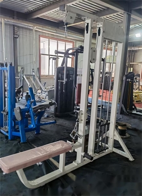 Pins Dropset Dual Função Peito Exercícios de costas Low Row Lat Pulldown Machine por 3 anos
