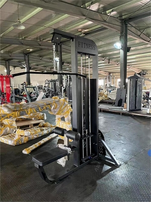 Pins Dropset Dual Função Peito Exercícios de costas Low Row Lat Pulldown Machine por 3 anos
