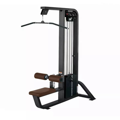 Melhore a força do ombro com pinos Dropset em equipamentos de fitness sentados Lat Pull Down