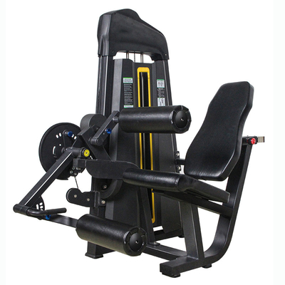 Equipamento de ginástica de aço 2 em 1 Função dupla Exercício da panturrilha Pin Load Ajustável Extenção de curva de perna sentada