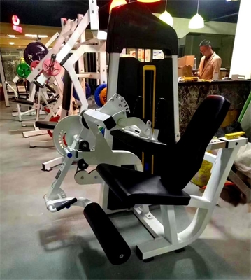 Equipamento de ginástica de aço 2 em 1 Função dupla Exercício da panturrilha Pin Load Ajustável Extenção de curva de perna sentada