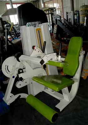 Equipamento de ginástica de aço 2 em 1 Função dupla Exercício da panturrilha Pin Load Ajustável Extenção de curva de perna sentada