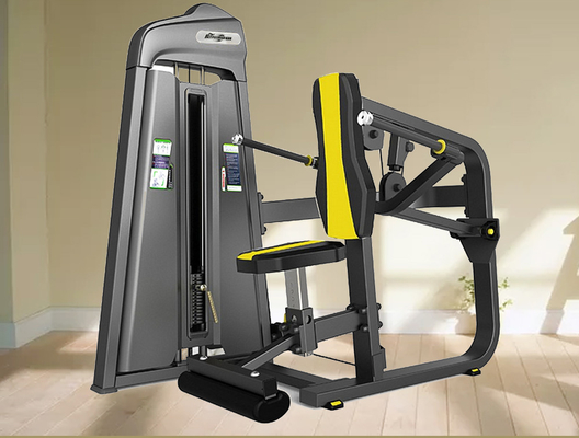 Equipamento de ginástica de construção do corpo Peito ombro Exercício Triceps Máquina feita de aço Q235