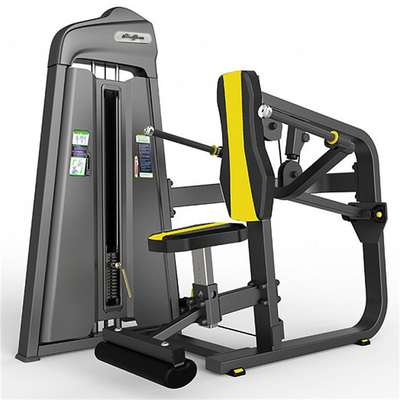 Equipamento de ginástica de construção do corpo Peito ombro Exercício Triceps Máquina feita de aço Q235