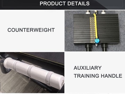 Equipamento de fitness Máquina de adutor de quadril com 226 kg de peso e material de aço