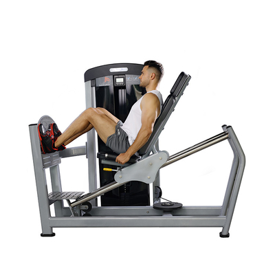 Equipamento de ginástica de carga média Máquina de prensagem de pernas assentada ajustável para glúteos e quadros