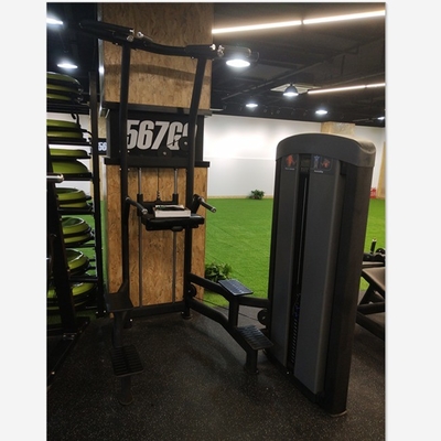 Pin de aço carregado Pull Up Bar Triceps Deltoids Workout Assisted Chin Dip Machine para aço