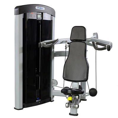 Máquina de prensagem de ombro de carregador médio com pin de carga para exercícios comerciais de braços e costas