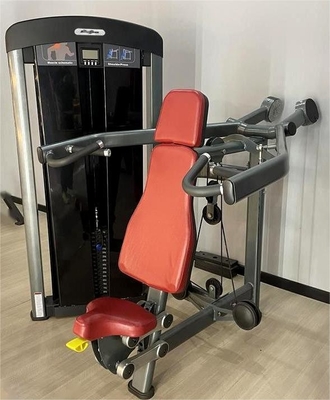 Máquina de prensagem de ombro de carregador médio com pin de carga para exercícios comerciais de braços e costas