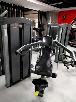 Máquina de prensagem de ombro de carregador médio com pin de carga para exercícios comerciais de braços e costas