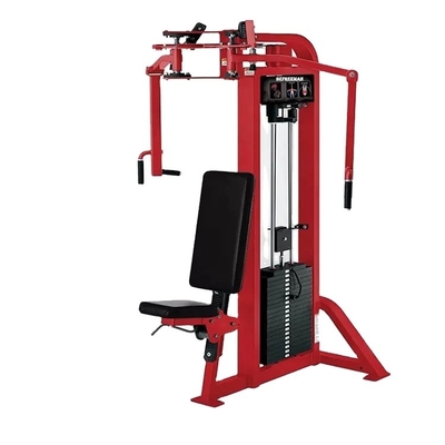 Máquina de exercício comercial de carga média Equipamento de seleção de mosca peitoral/deltoide traseiro
