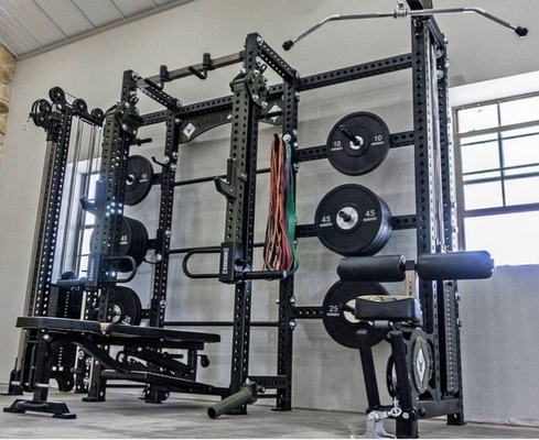 Máquinas desportivas Fitness Power Rack para equipamentos de ginástica de cores personalizadas Comercial