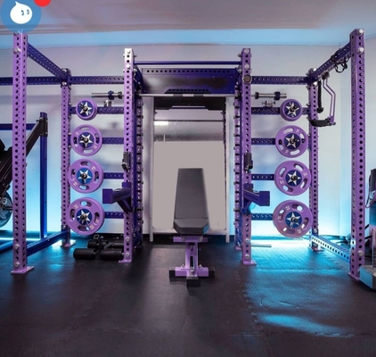 Máquinas desportivas Fitness Power Rack para equipamentos de ginástica de cores personalizadas Comercial