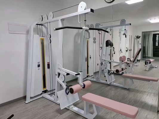 Equipamento de fitness comercial do ginásio sentado em fila baixa com logotipo personalizado