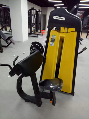 Medium Loader Gym Fitness Equipment Pin Loaded Seated Bicep Curl Machine para treino