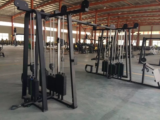 8 Estação Lat puxar para baixo longo puxar para trás Press Cable Crossover linha baixa kin para cima e para baixo