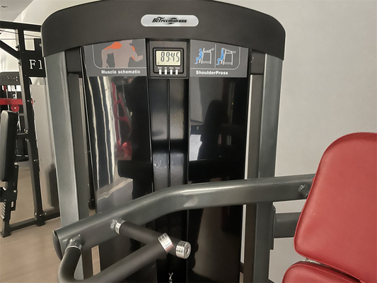 Máquina de pressão de ombro sentada para construção corporal TIG Soldadura Equipamento de ginástica comercial