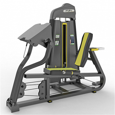 Máquina de exercícios de seleção carregada com alfinetes Pressão horizontal de perna sentada para centro de ginástica