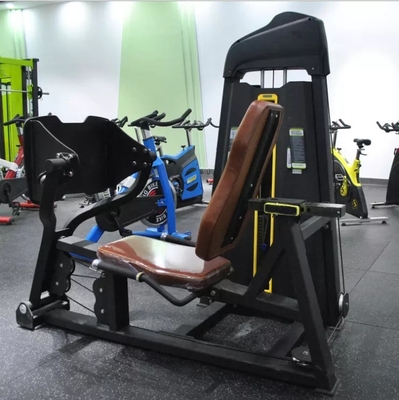 Máquina de exercícios de seleção carregada com alfinetes Pressão horizontal de perna sentada para centro de ginástica