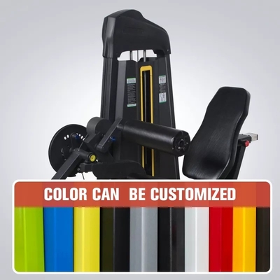 Equipamento de ginástica comercial para curvas de pernas e extensões de pernas com cor opcional selecionável do quadro